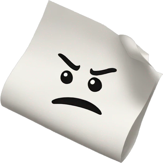 piece of paper emoji