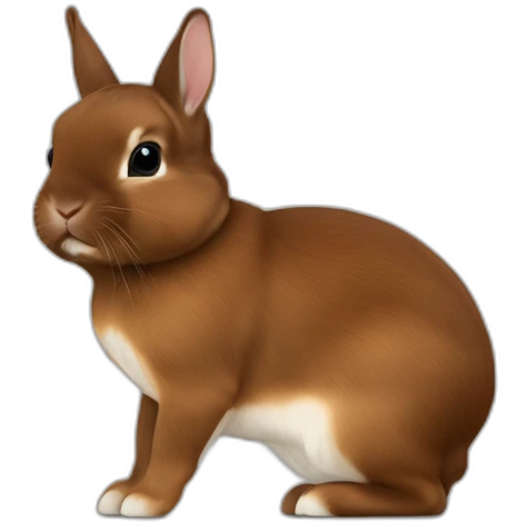 chesnut brown netherland dwarf emoji