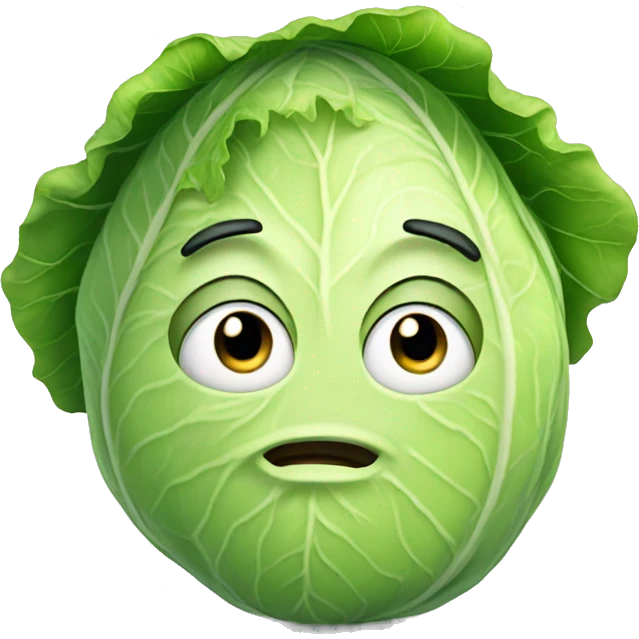 cabbage cartoon emoji