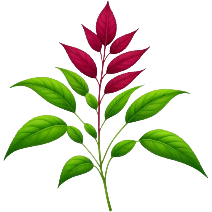 Amaranth plant  emoji