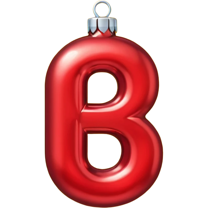 the number "1637" as a christmas ornament emoji