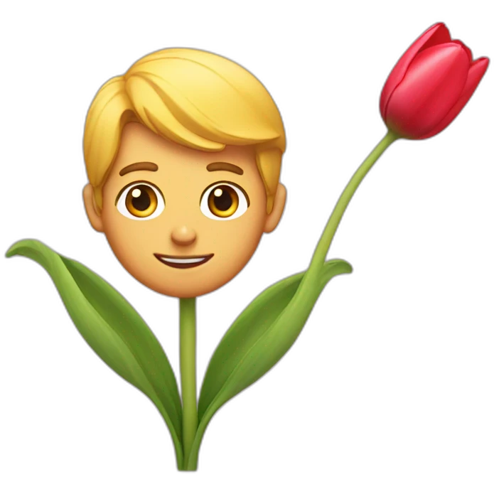 tulip boy emoji