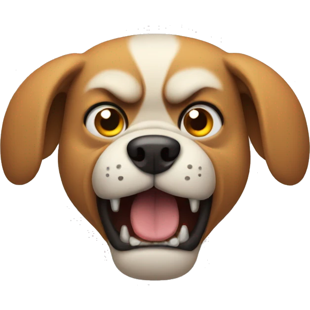 angry dog emoji