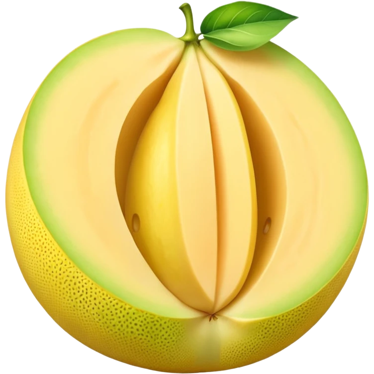 yellow honeydew melon fesh emoji