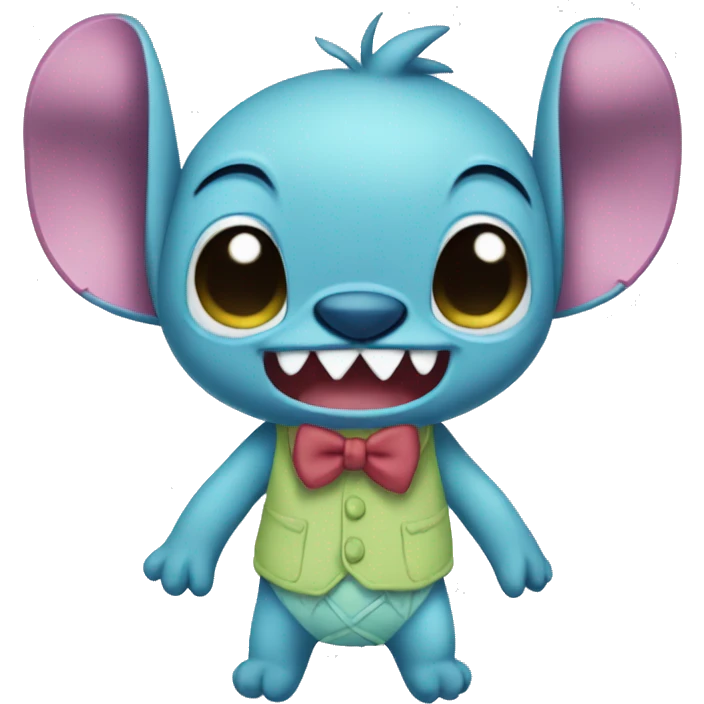 Stitch with scrump  emoji