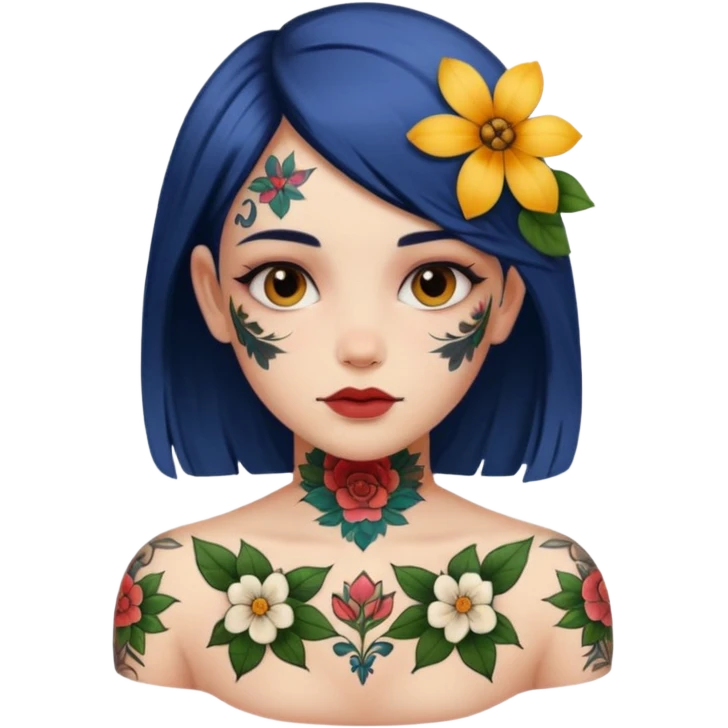 TATTOOED GIRL emoji