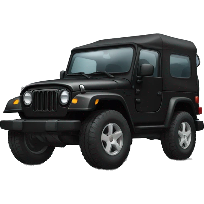 black thar car emoji