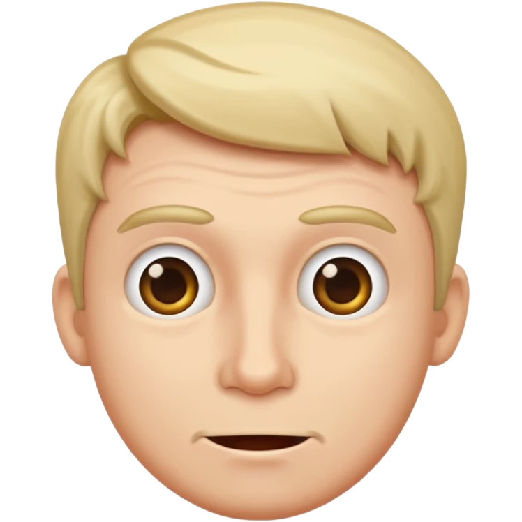 A man with funny face emoji