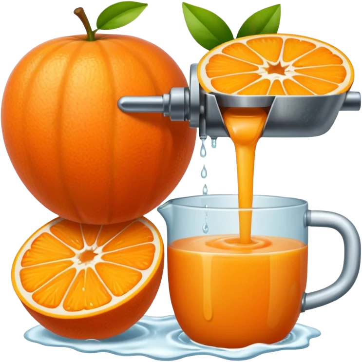 mac os icon fruit being squeezed pressed emoji