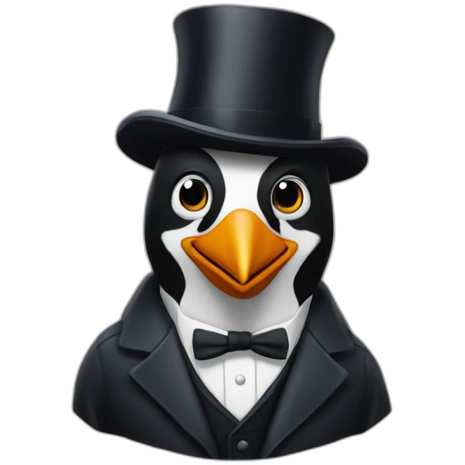 penguin peaky blinders emoji