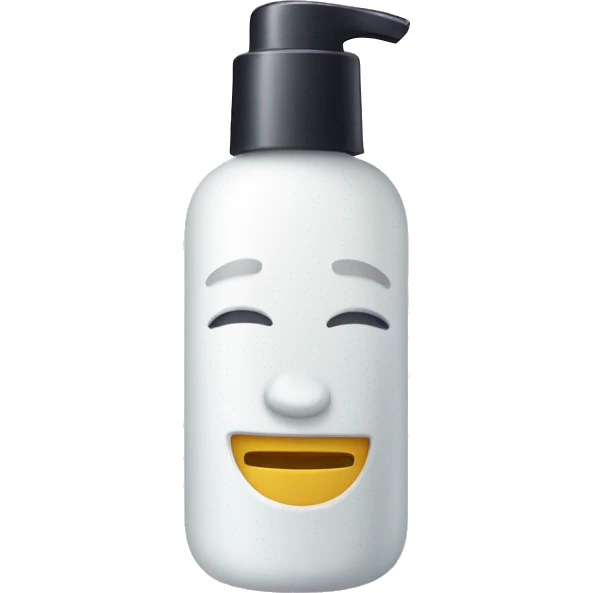 little facial sunscreen bottle isidn emoji