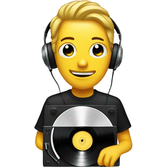 vinyl player emoji