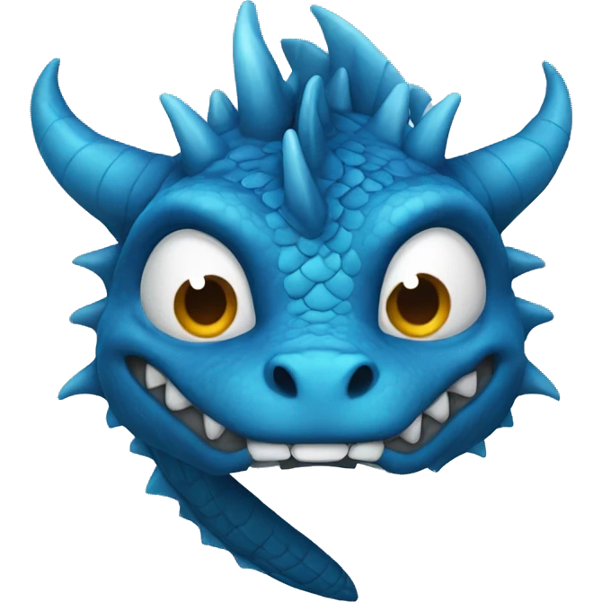 dragon azul  emoji