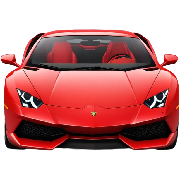 Flash driving a Lamborghini  emoji