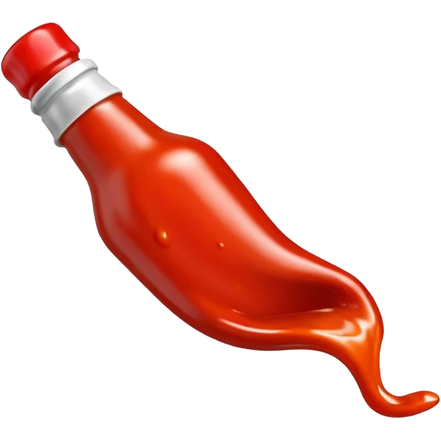 hot sauce dripping emoji