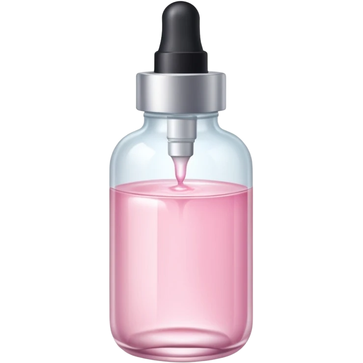 Light pink skincare serum  emoji