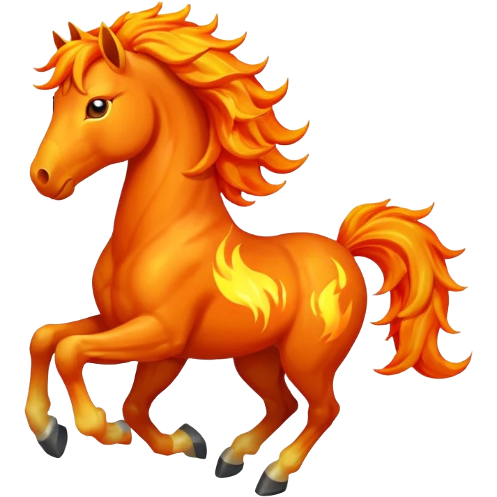 Fire horse emoji