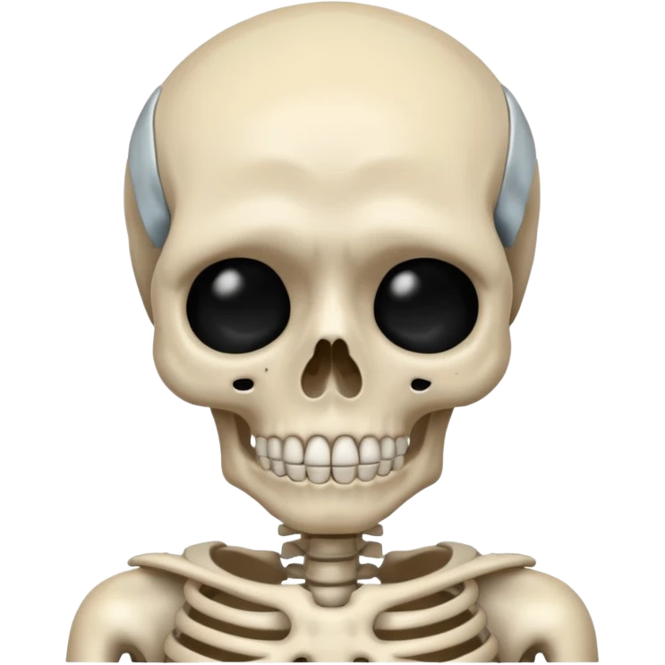 Squelette qui pleure emoji