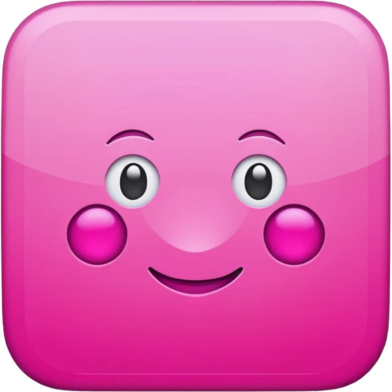 Pink square emoji