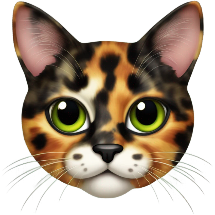 Tortoiseshell cat emoji