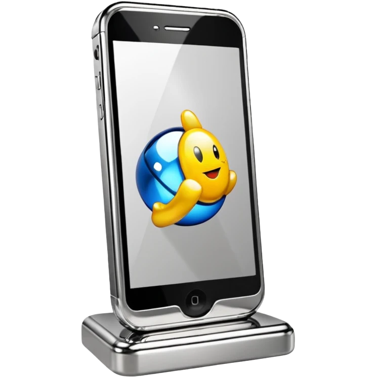 jeff koons cell phone sculpture  emoji