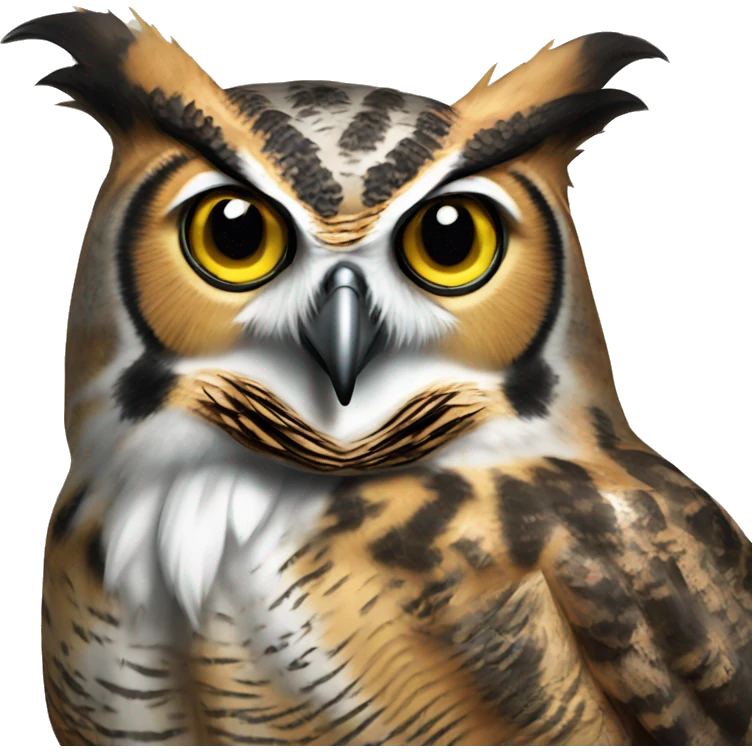 Great Horned Owl emoji
