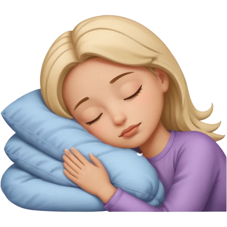 Sleeping girl emoji