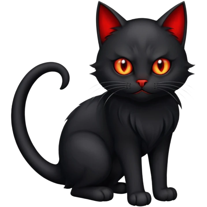 Devil cat emoji