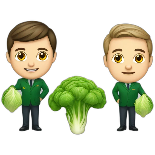 Zelensky and cabbage emoji