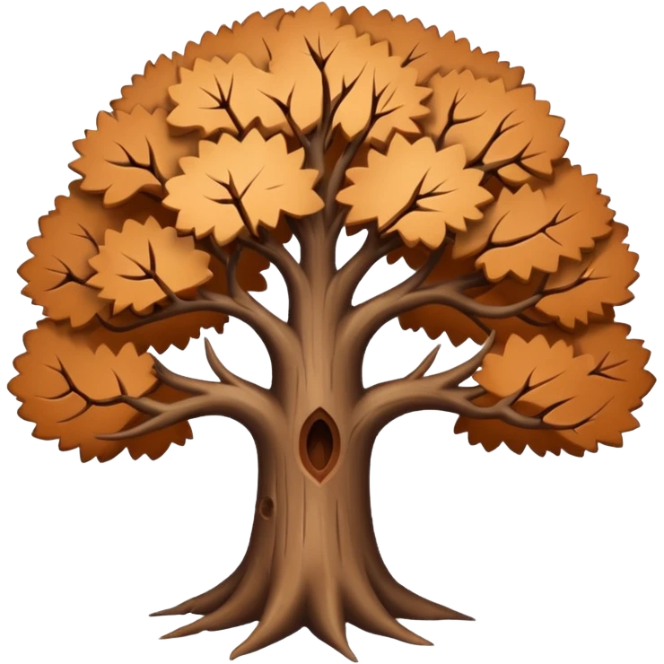 Tree without leaves emoji