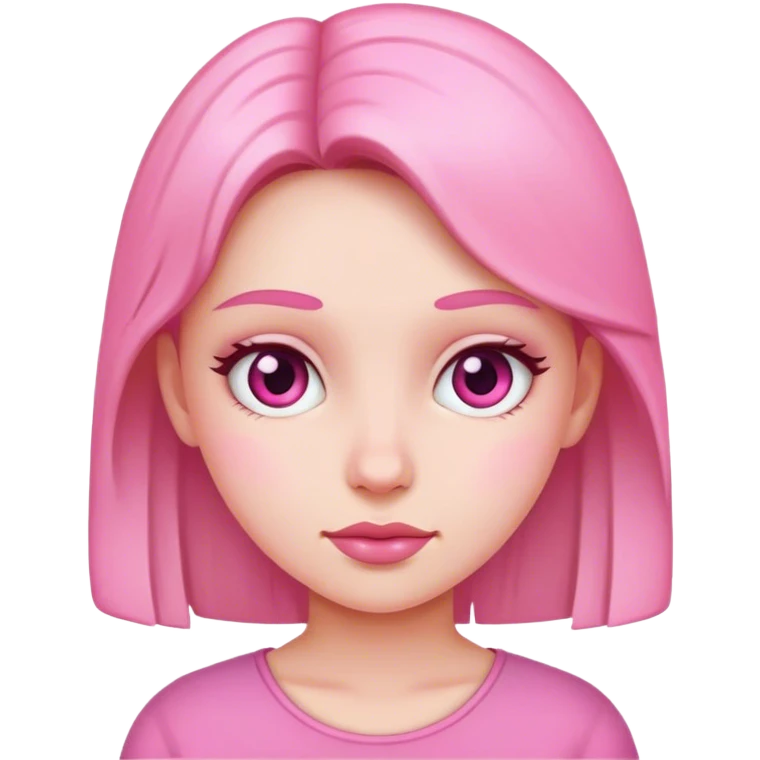 Girl pink emoji