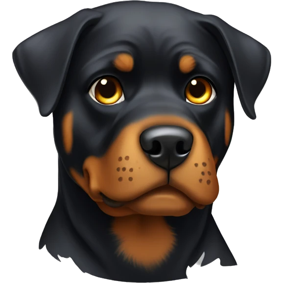 Wer Rottweiler with shampoo on his head emoji