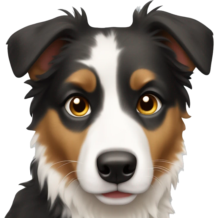 Mini australian shephard emoji