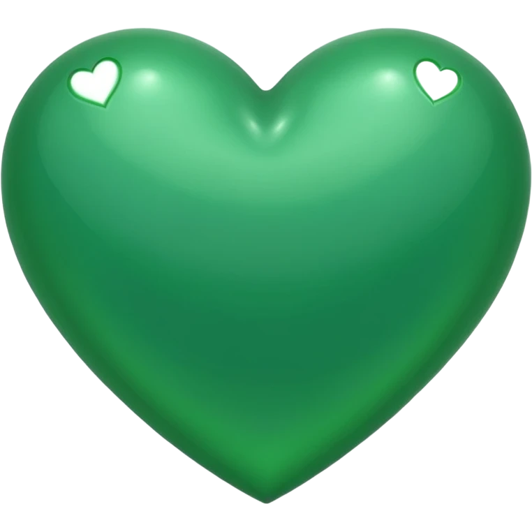 초록색 하트 emoji