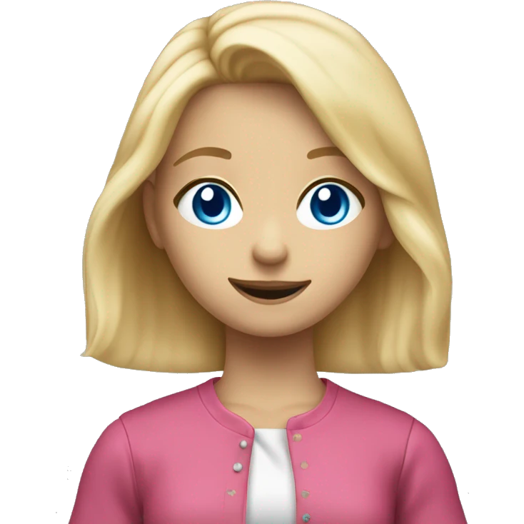 Blonde hair girl with blue eyes skipping religious school to play claw machines  emoji