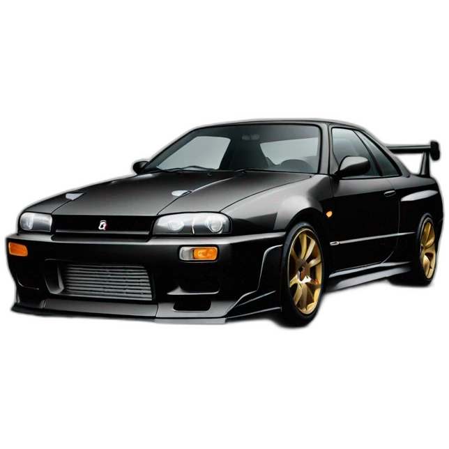 r32 gtr black emoji