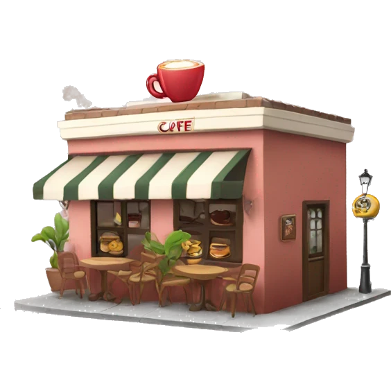 Corazón café  emoji