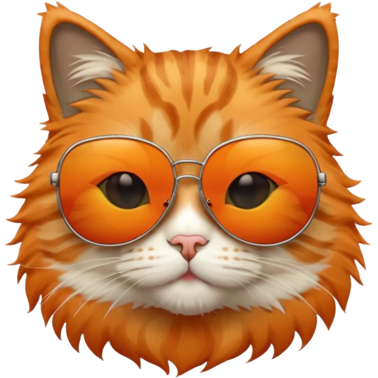 Cat wearing sunglasses emoji