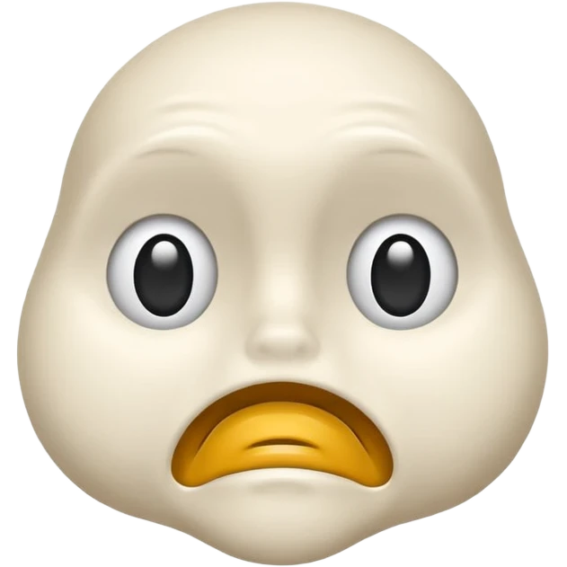 Haz un excusado con una cabeza y patas  emoji