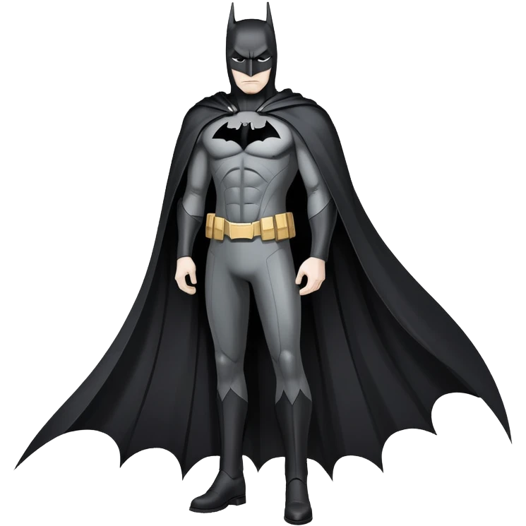 Full body Rick Owen Batman emoji