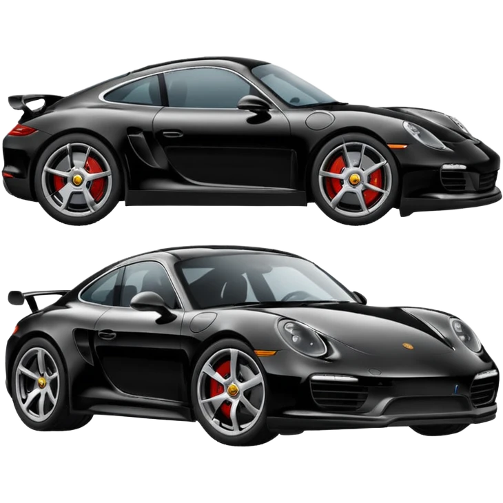 porsche black emoji