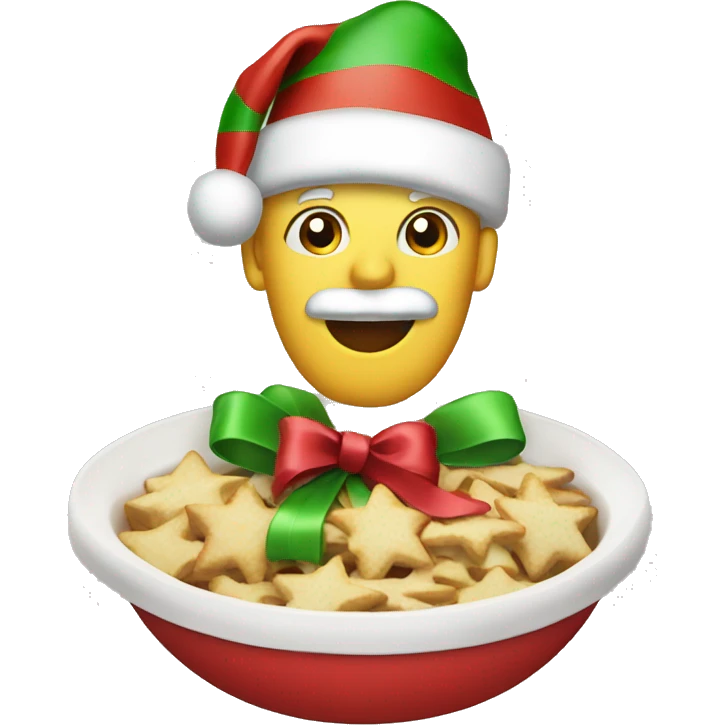 Christmas dish emoji