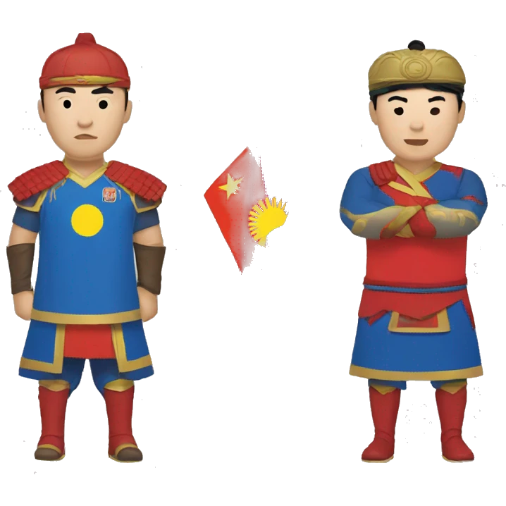 mongolia vs china emoji