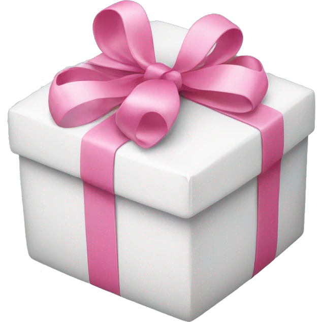 white present with pink ribbon emoji