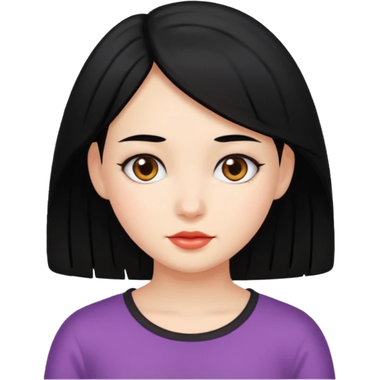 Girl with black hair sucks dick  emoji