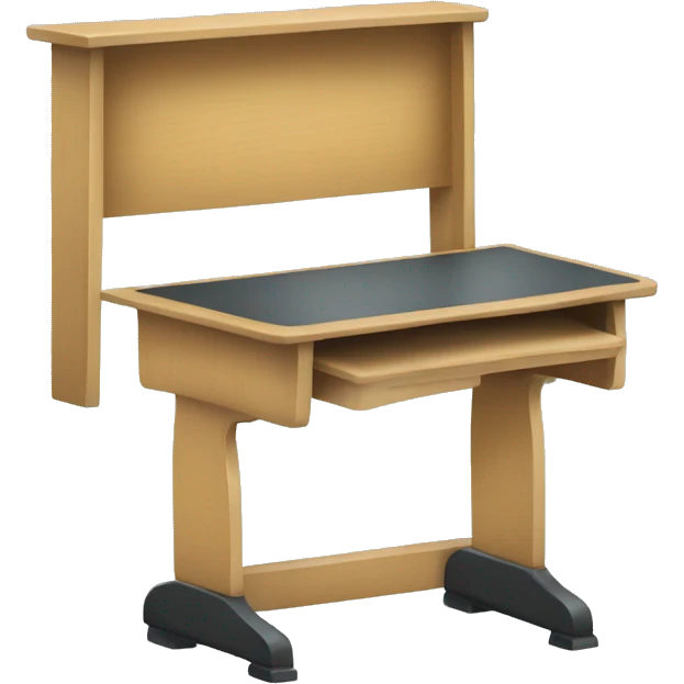 elementary school classroom desk emoji