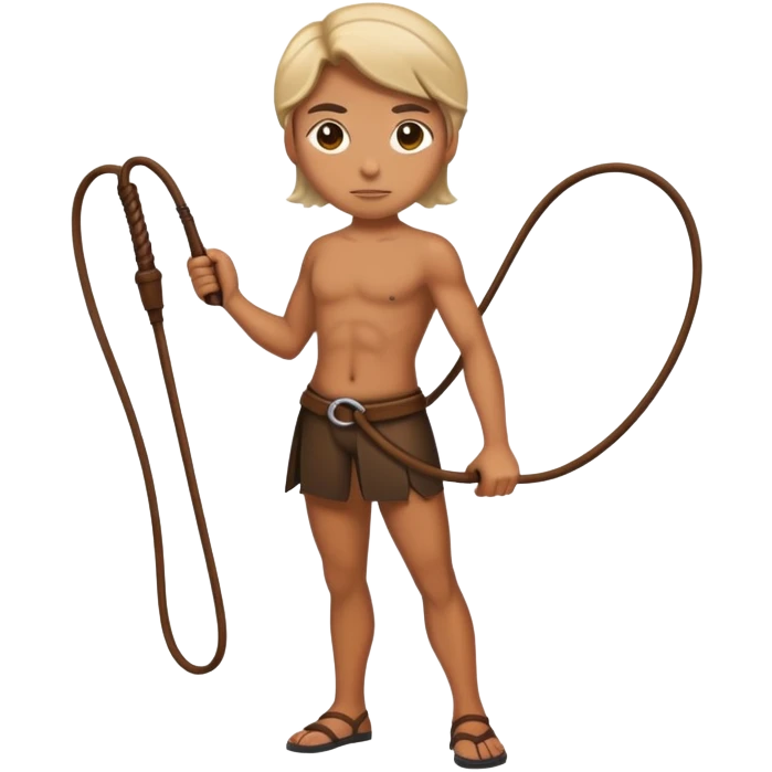 A person whipping a whip emoji