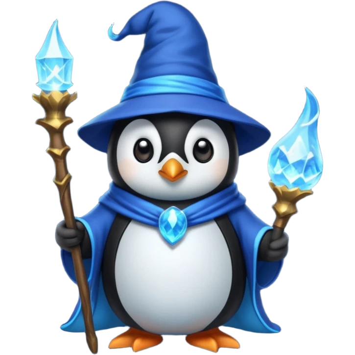 Penguin Wizard emoji