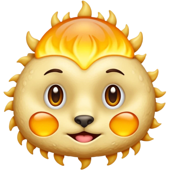 Un animal du désert qui a chaud emoji