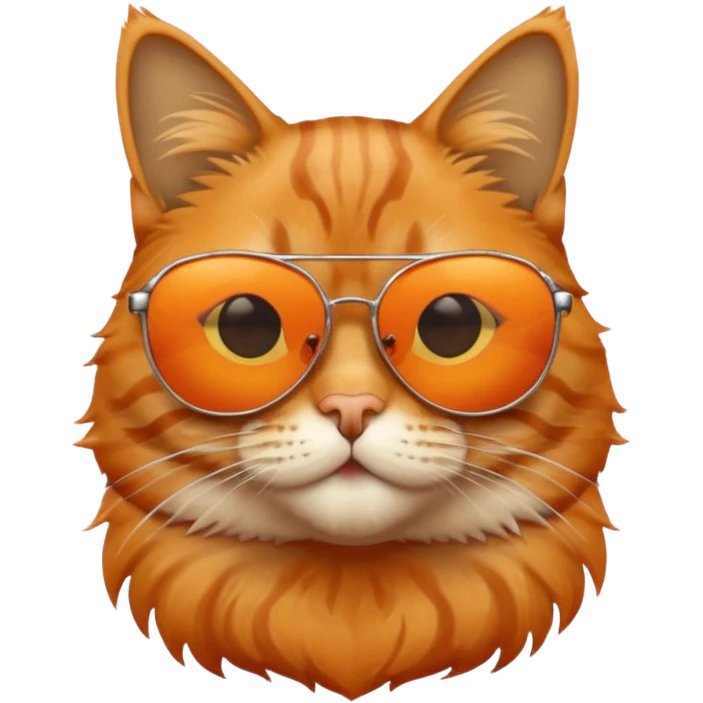 Cat wearing sunglasses emoji